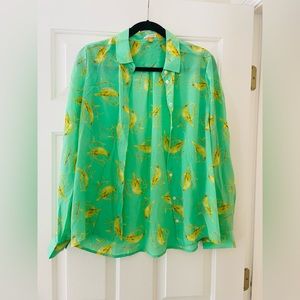 Leifsdottir 100% Silk Blouse